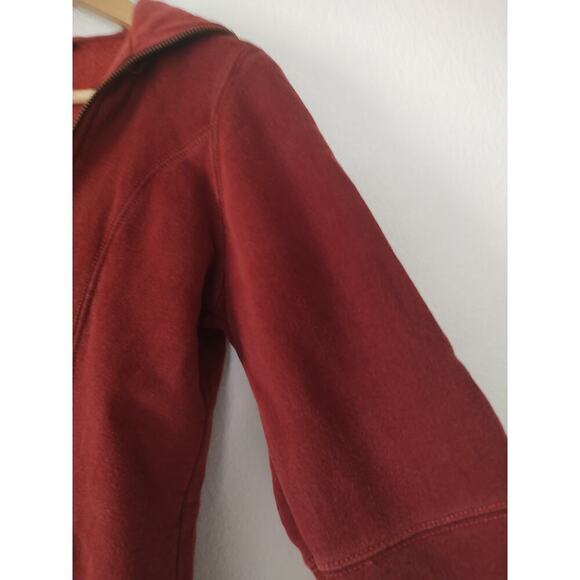 Kuhl Women's Size XS Cranberry Red Asymmetric  Zip Front Hooded Jacket - Picture 8 of 10